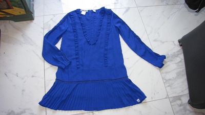152 NIK & NIK jurk blauw 19,50