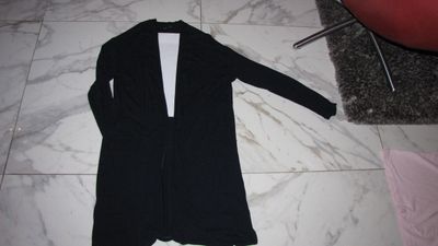 44 NORAH soepel donkerblauw vest foto 2