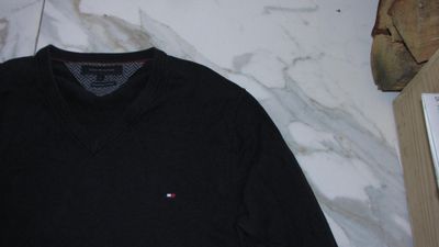 large TOMMY HIFLIGER donkerblauw detial