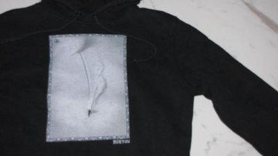small BURTON skier detail