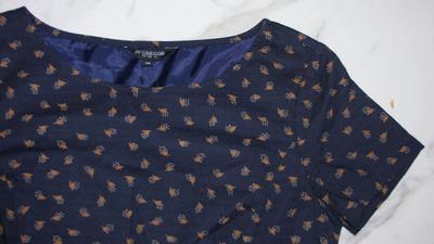 36 MC GREGOR jurk blauw detail