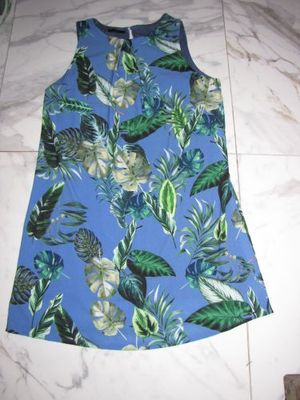 46 WITTEVEEN bladeren jurk 25,00