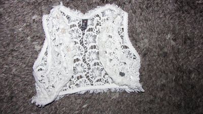 98-104 JILL opengewerkt gilet 11,50