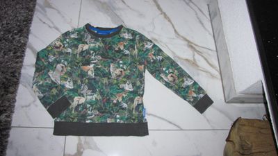116 SOMEONE dieren sweater leeuw tijger olifant 14,00