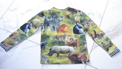 116-122 DIEREN sweater akant