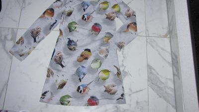 122-128 MOLO schattige vogel jurk 19,50