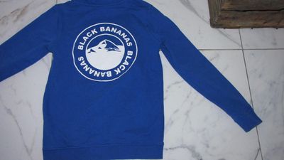 164 BLACK BANANAS hoody  blauw akant