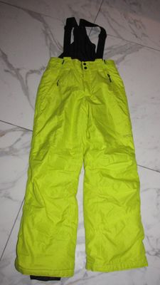 170-176 skibroek SPEX geel met bretels 22,00