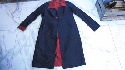 46 CHIFFON jas rood zwart 22,00