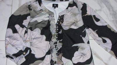 34 K DESIGN vogel jurk detail
