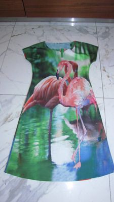 36 LIZZY & CO reversibel jurk KNAT 2 pelikaan