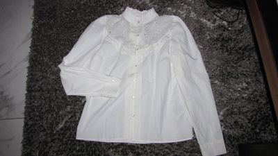 38 ONLY witte broderie blouse 14,00