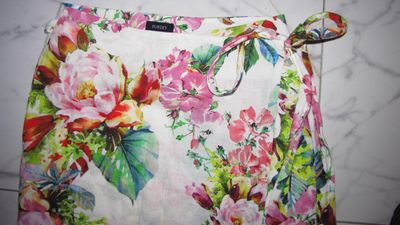 38-40 PURDEY linnen rok detil