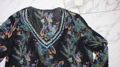 44 DIDI voile jurk detail