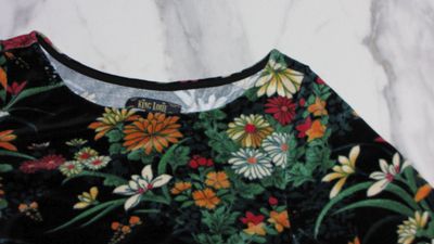 34-36 KING LOUIE jurk velours detail