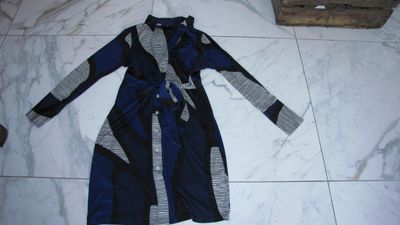 38 K DESIGN jurk blauw zwart 24,50  