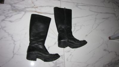 39 UGGS zwart leren laars zwart leer 38,50