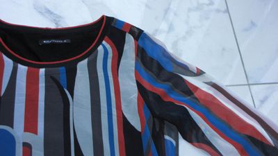 42 EXRESSO voile jurk detail