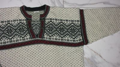 46 WOLLEN trui detail