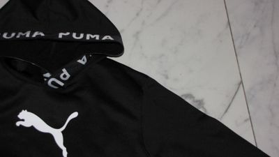 small PUMA hoody detail