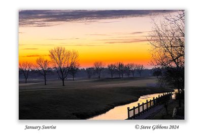 January Sunset.