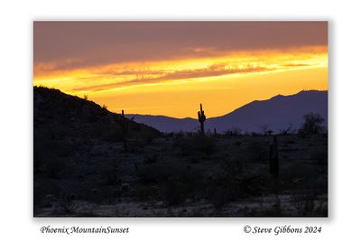 Phoenix Mountain Sunset