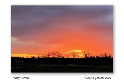Fiery Sunrise