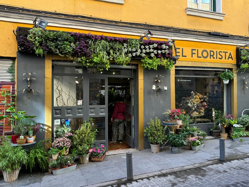 Out and about in Madrid - florist shop