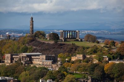 Calton Hill from Salisbury CRags
