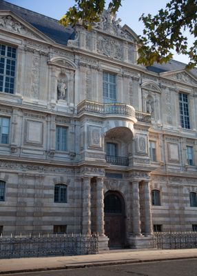 Side entrance of the Louvre