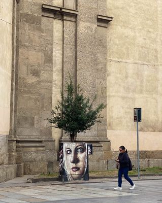 Pedestrian on Via G Mazzini