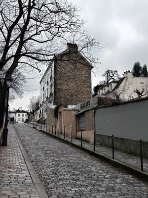 Climbing to Montmartre 