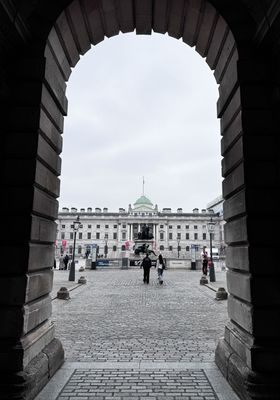 I was wandering along the Strand and saw this archway..