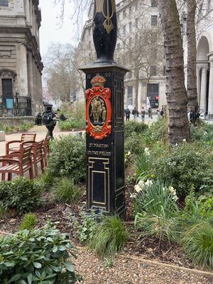 St Martin in the Fields lamp post