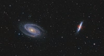 BODE'S Galaxies or M81 and M82