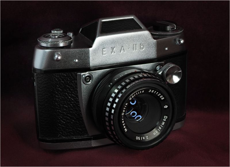Exa IIb, Domiplan 50mm f2.8. c1964