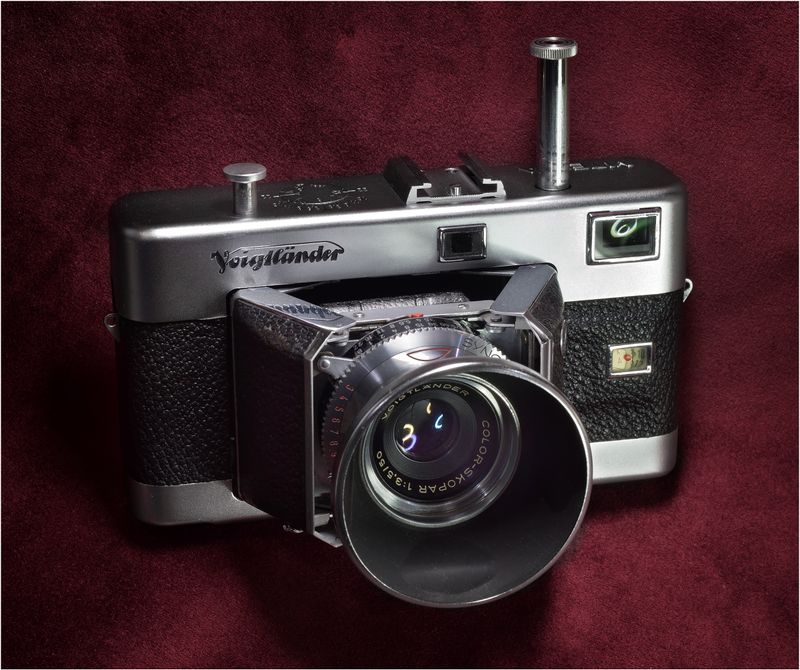 Voigtlnder Vitessa N, 50mm f3.5 Color-Skopar. c1954.