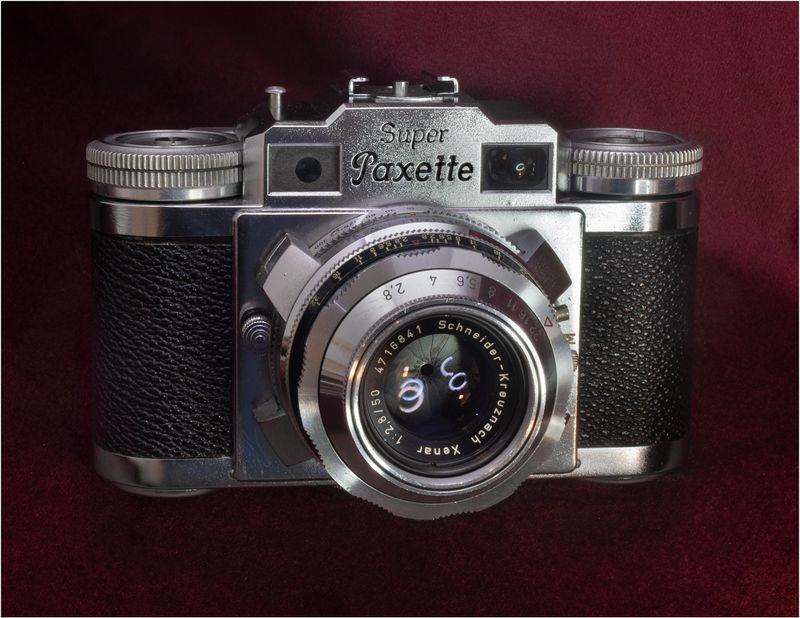 Braun Super Paxette II, 50mm f2.8 Xenar. c1956