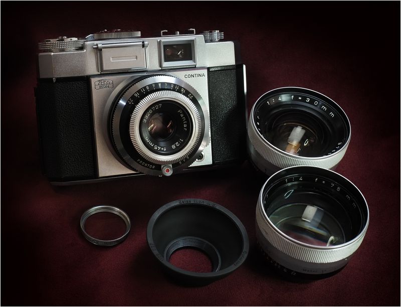 Zeiss Ikon Contina III, Pantar 45mm f2.8. c1958