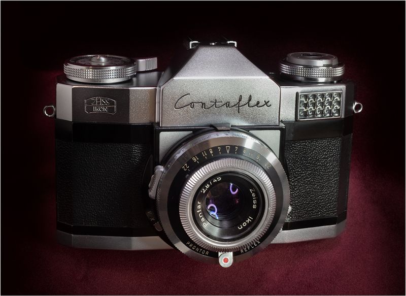 Zeiss Ikon Contaflex Prima, Pantar f2.8 45mm. c1959