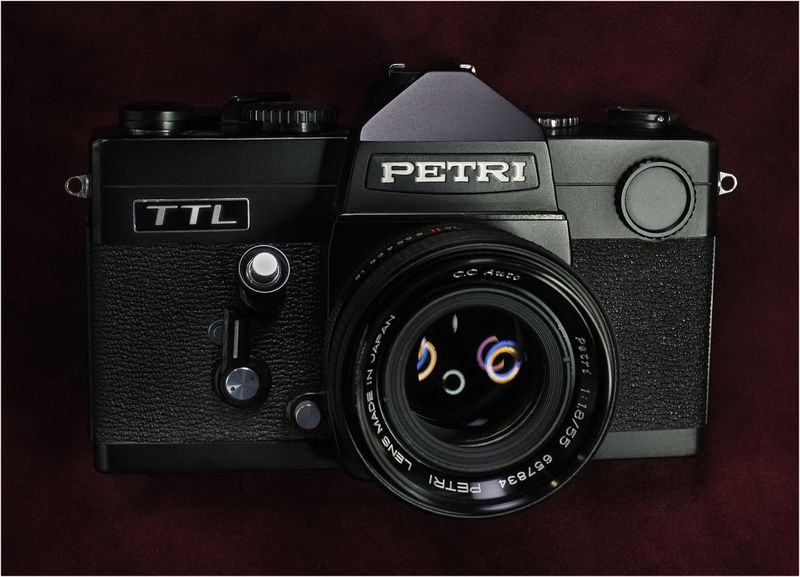 Petri TTL, Petri 55mm f1.8. c1974.