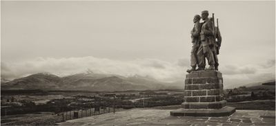 Commando Memorial, Lochaber, Scottish Highlands.