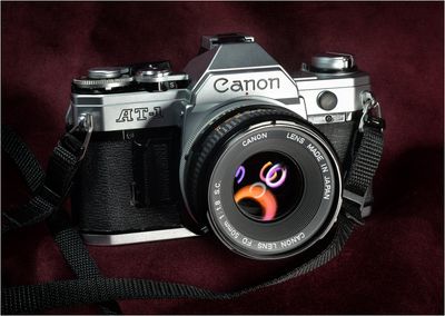 Canon AT1, Canon FD lens 50mm f1.8 SC. c1979.