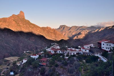 Sunrise above Tejeda