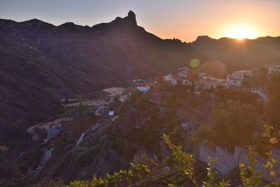 Sunset on Tejeda