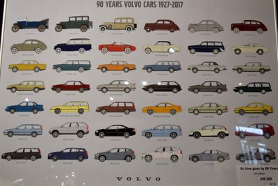 90 years of Volvo cars