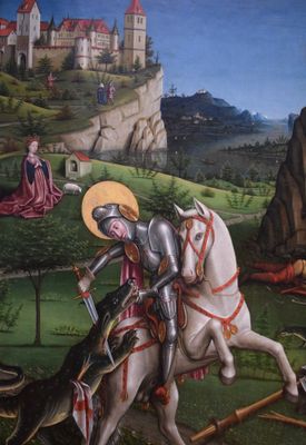 Master from Sierentz, Saint George fighting the Dragon (1445/50)