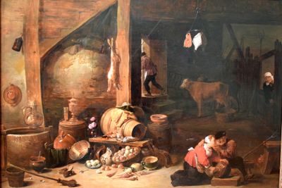 David Teniers D.J., In the Stable (1643)