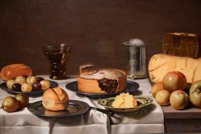 (2.11) Floris van Schooten, A Dutch Breakfast (17th c.)