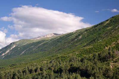 Mountain chain above Permet